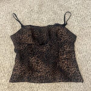cheetah print top